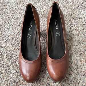ALDO Classic Brown Heels for Women